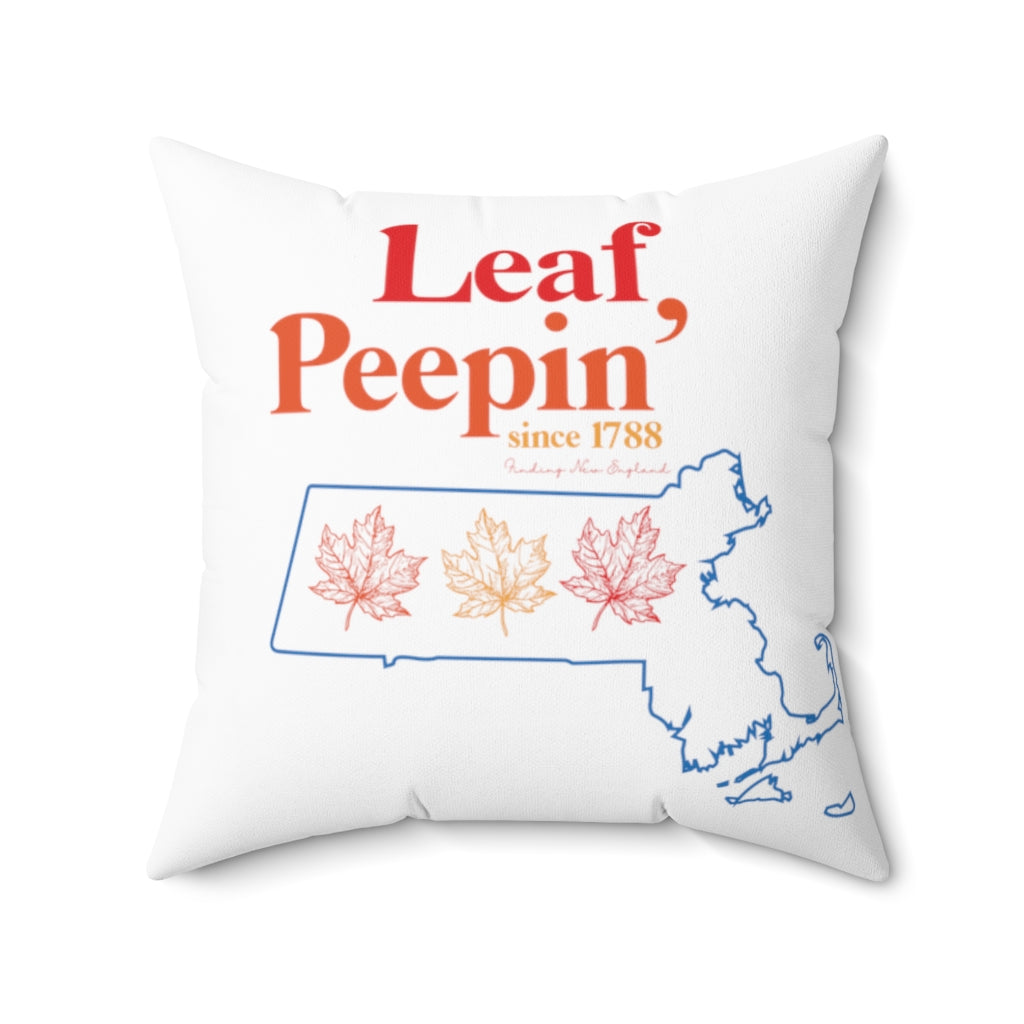 Leaf Peepin’ Massachusetts Show your love for the fall season with this Leaf Peepin' Massachusetts collection. From the traveler to the local, this collection is inspired for anyone who loves the crisp air and colorful autumn season. Proceeds of this collection go to help grow Finding New England's brand.