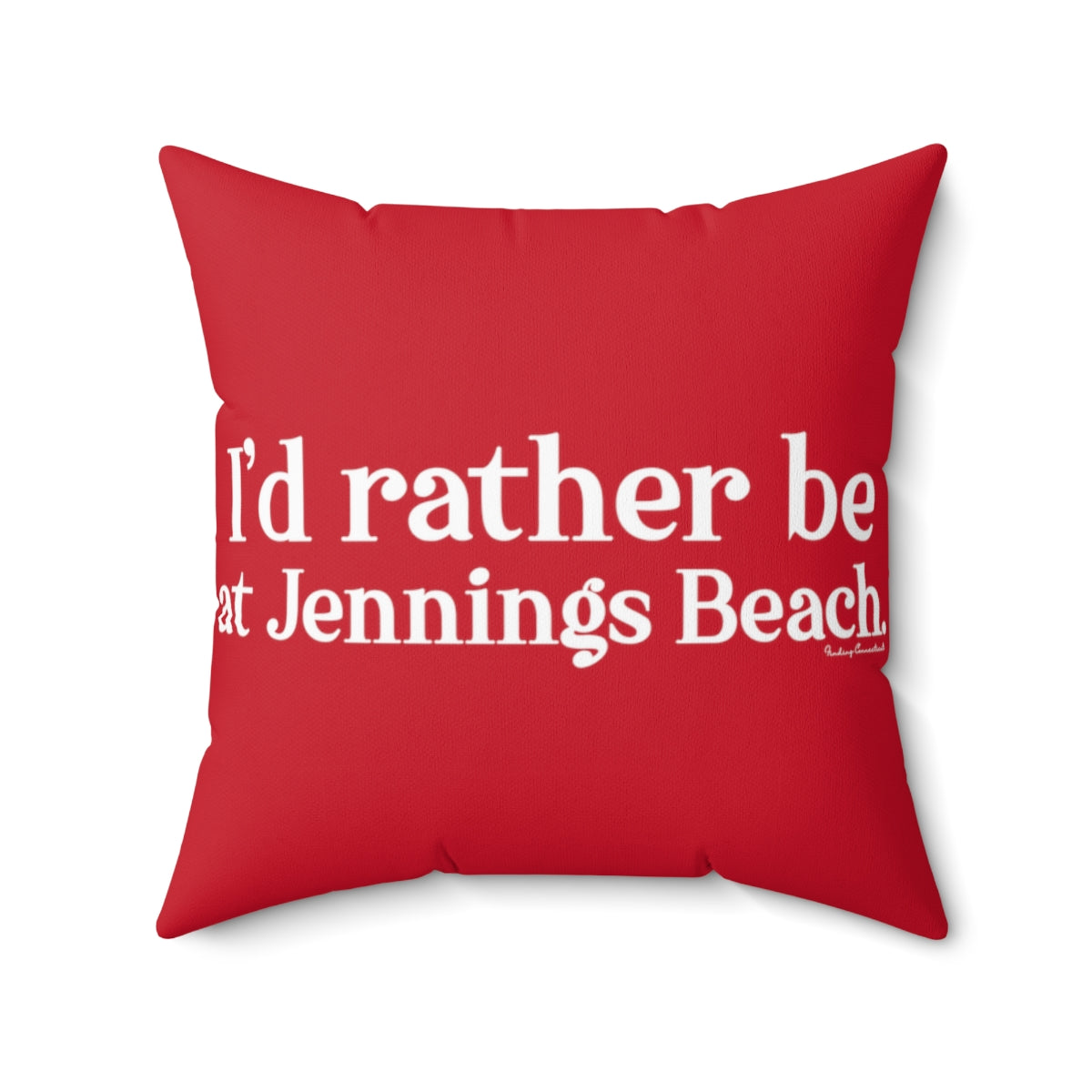 Jennings beach fairfield ct / connecticut pillow and home decor