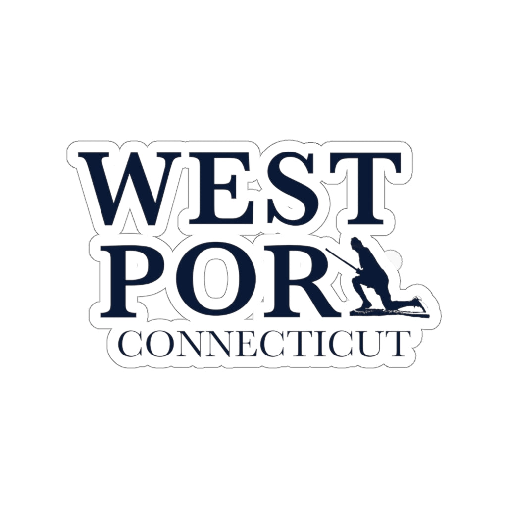Westport Connecticut  Kiss - Cut Stickers