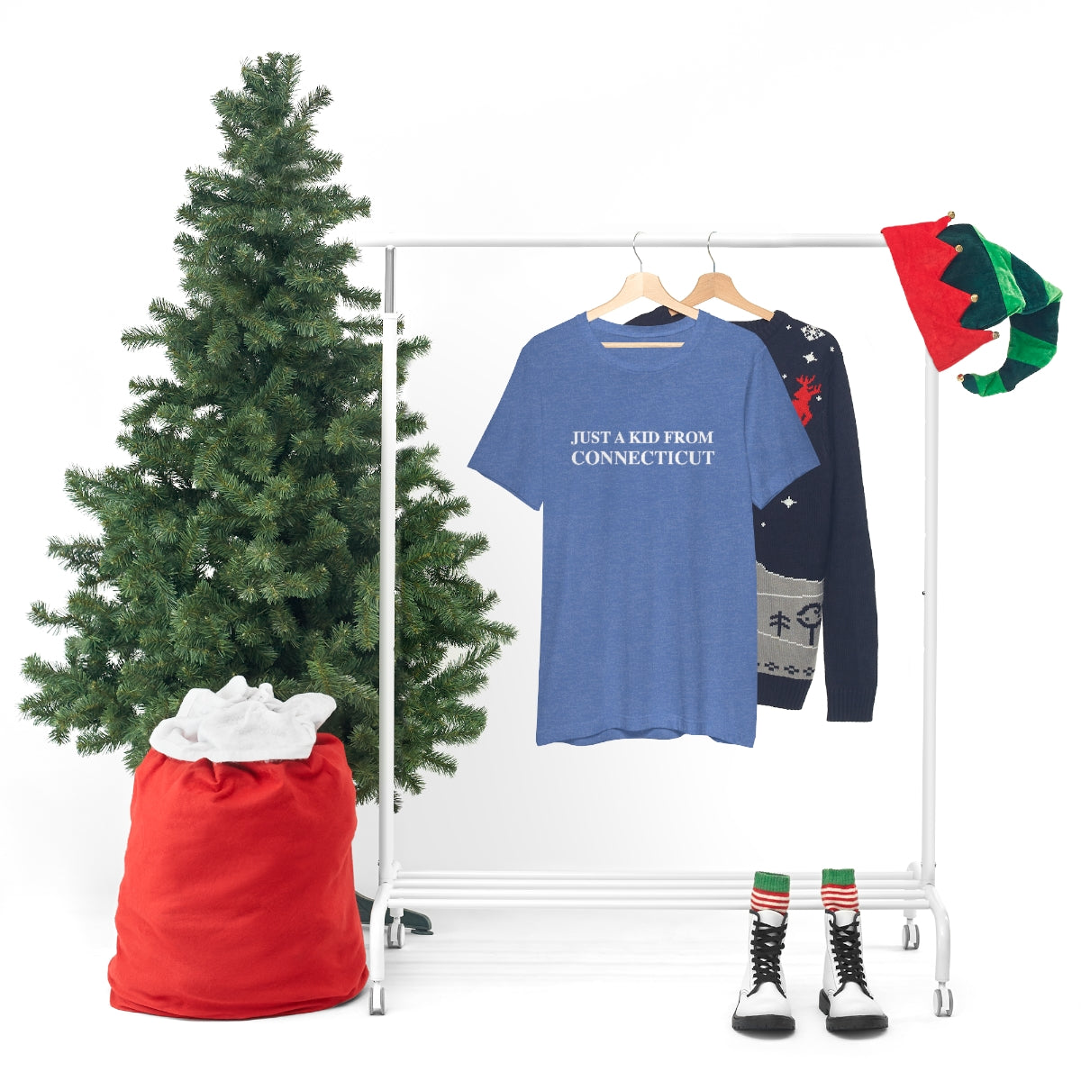 Just a kid from Connecticut Unisex Jersey Short Sleeve Tee