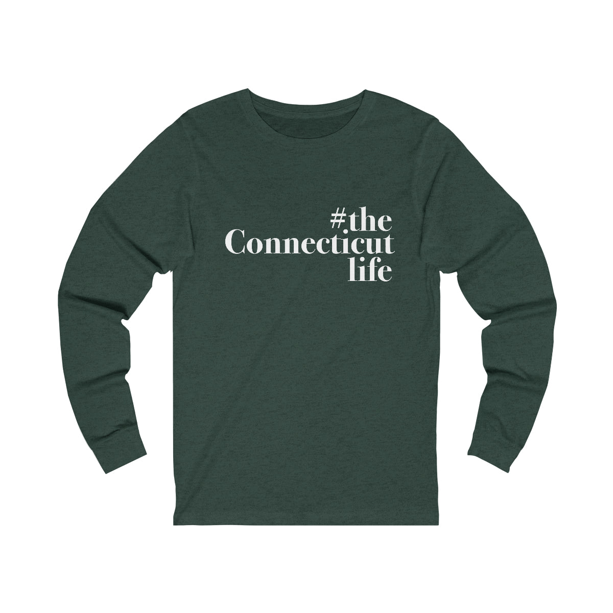 ct / connecticut unisex long sleeve tee shirt