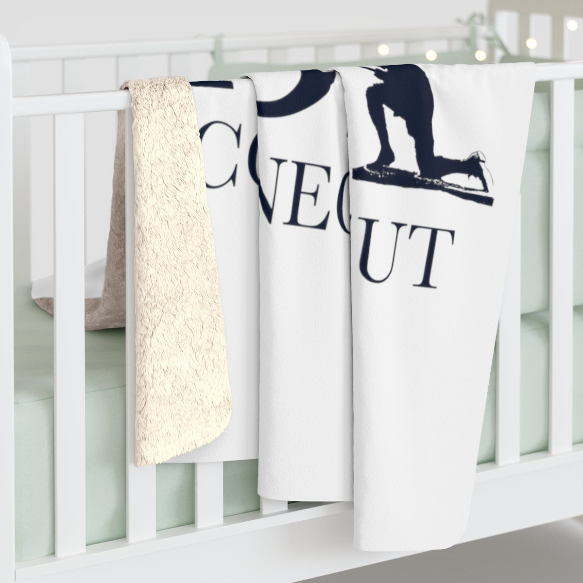 Westport Connecticut Sherpa Fleece Blanket