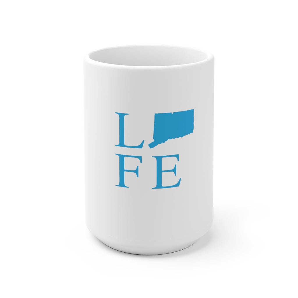 Connecticut Life White Ceramic Mug