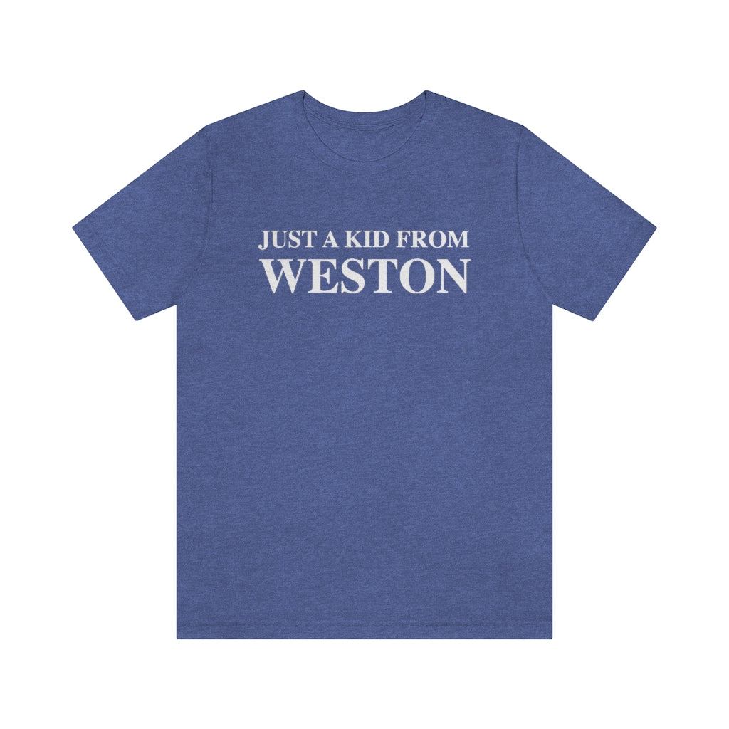 Just a kid from Weston, Weston, Connecticut tee shirts, hoodies sweatshirts, mugs and other apparel, home gifts and souvenirs. Proceeds of this collections goes to help Finding Connecticut’s brand. Free USA shipping