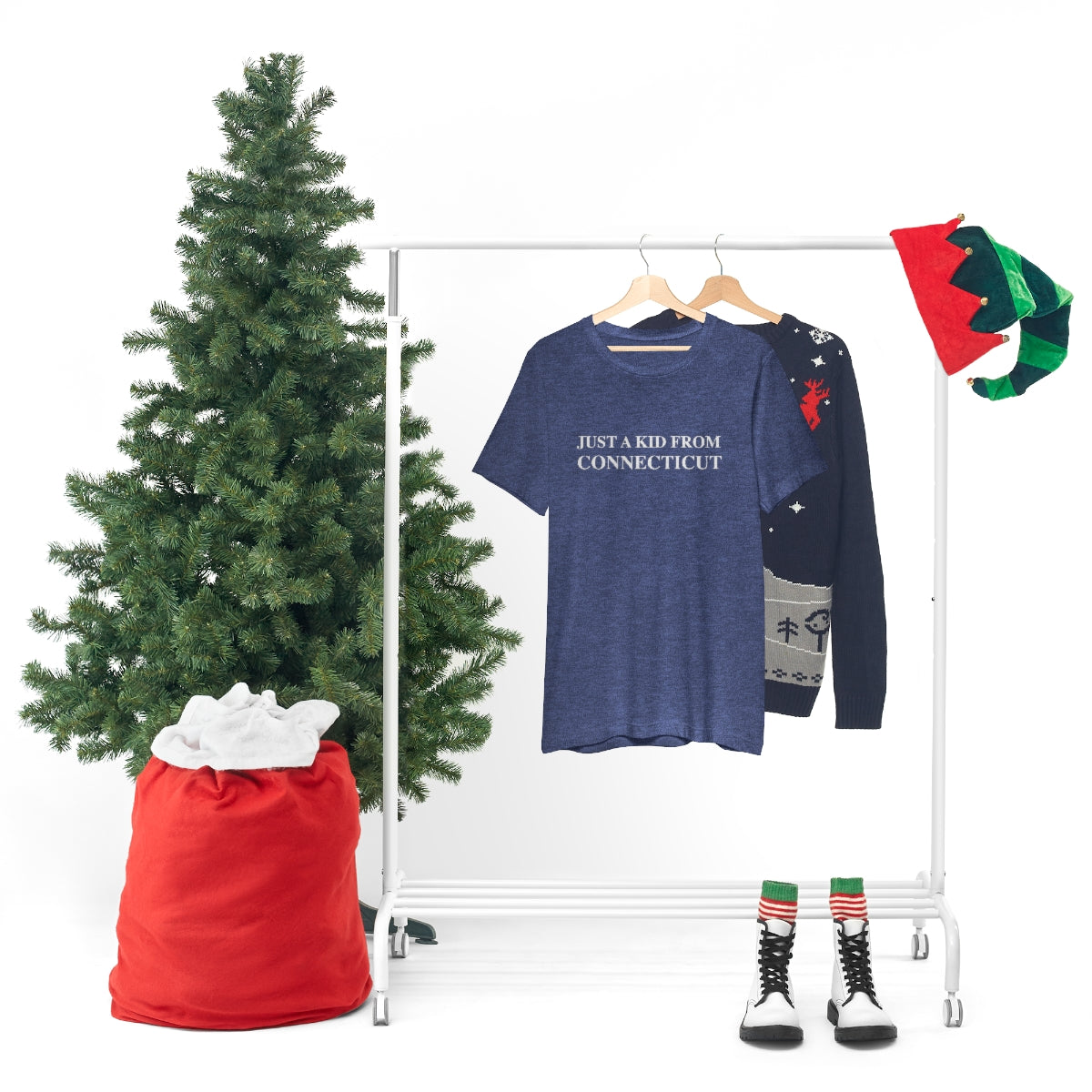 Just a kid from Connecticut Unisex Jersey Short Sleeve Tee