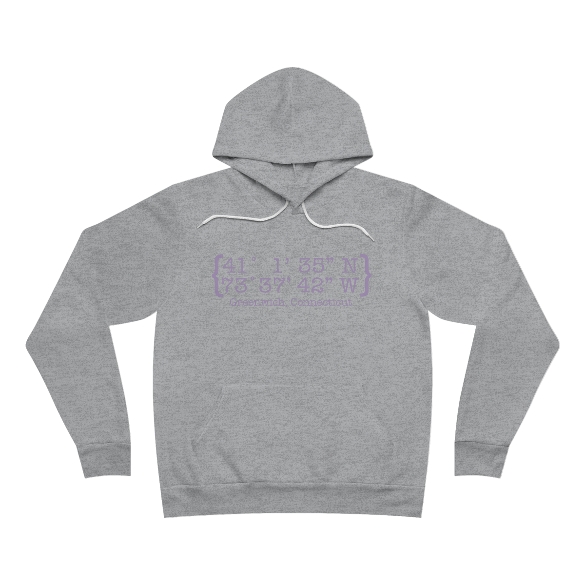 Greenwich Coordinates Unisex Sponge Fleece Pullover Hoodie