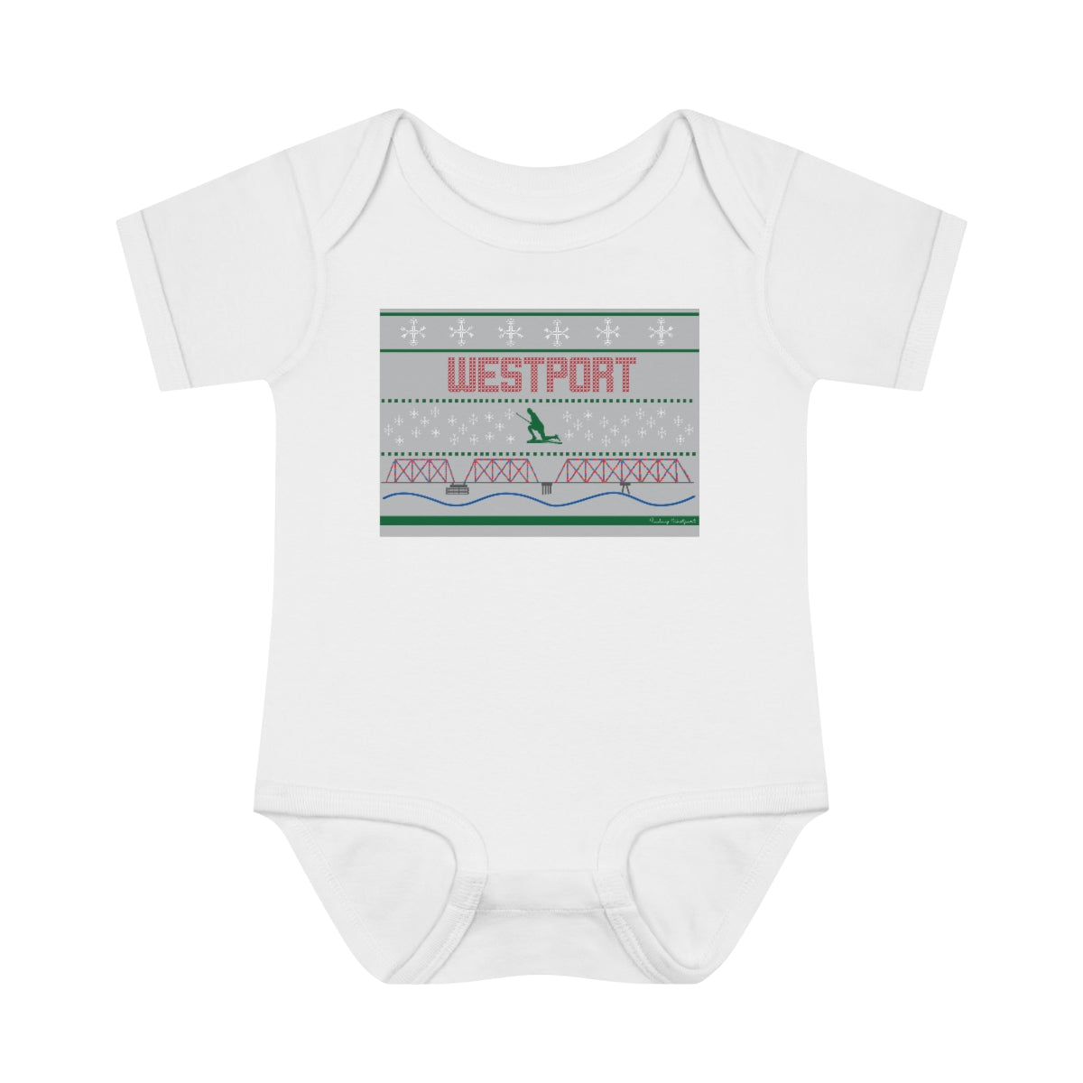 westport ct ugly christmas onesie