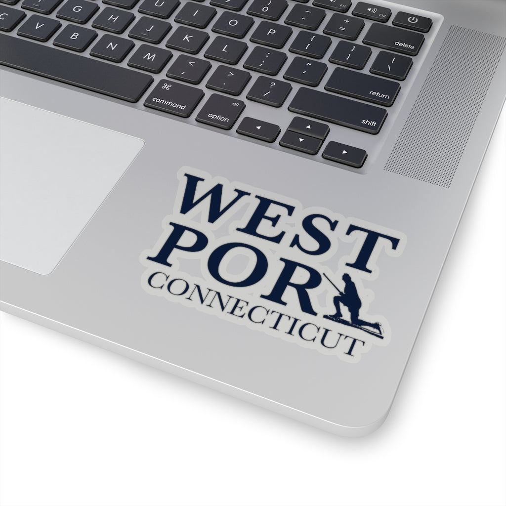 Westport Connecticut Kiss - Cut Stickers