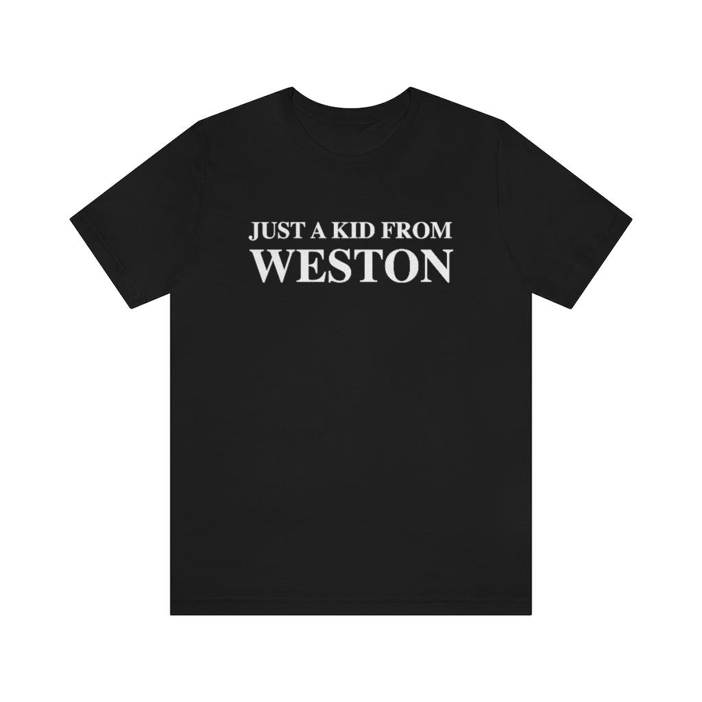 Just a kid from Weston, Weston, Connecticut tee shirts, hoodies sweatshirts, mugs and other apparel, home gifts and souvenirs. Proceeds of this collections goes to help Finding Connecticut’s brand. Free USA shipping