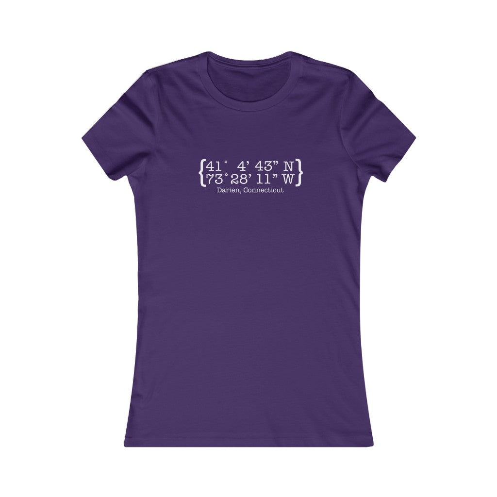 darien ct / connecticut womens tee shirt