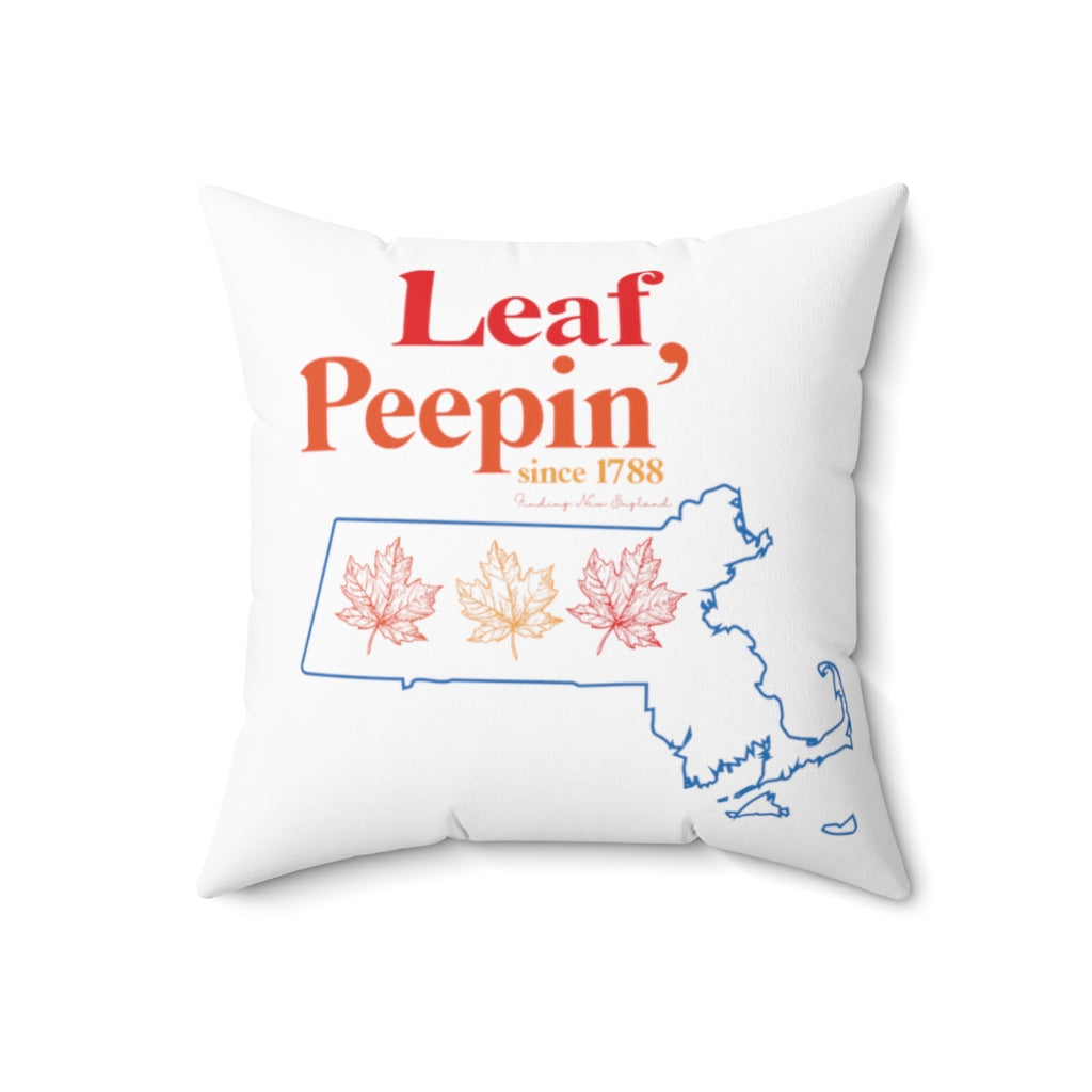 Leaf Peepin’ Massachusetts Show your love for the fall season with this Leaf Peepin' Massachusetts collection. From the traveler to the local, this collection is inspired for anyone who loves the crisp air and colorful autumn season. Proceeds of this collection go to help grow Finding New England's brand.