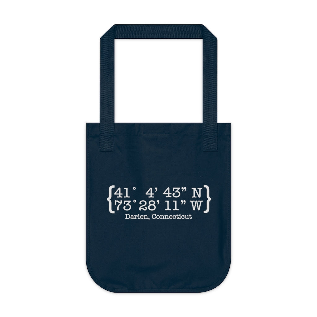 darien ct / connecticut tote bag