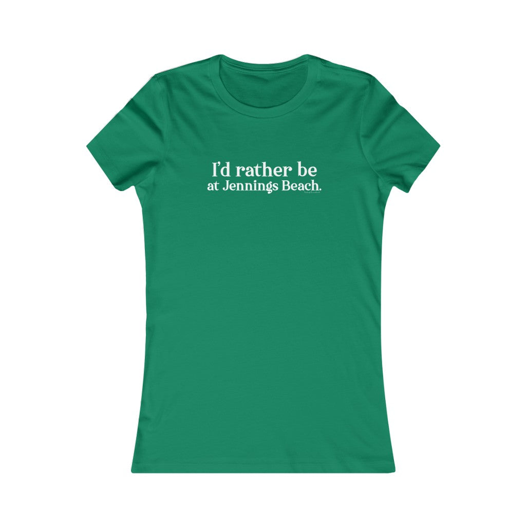 jennings beach fairfield ct / connecticut womens tee shirt