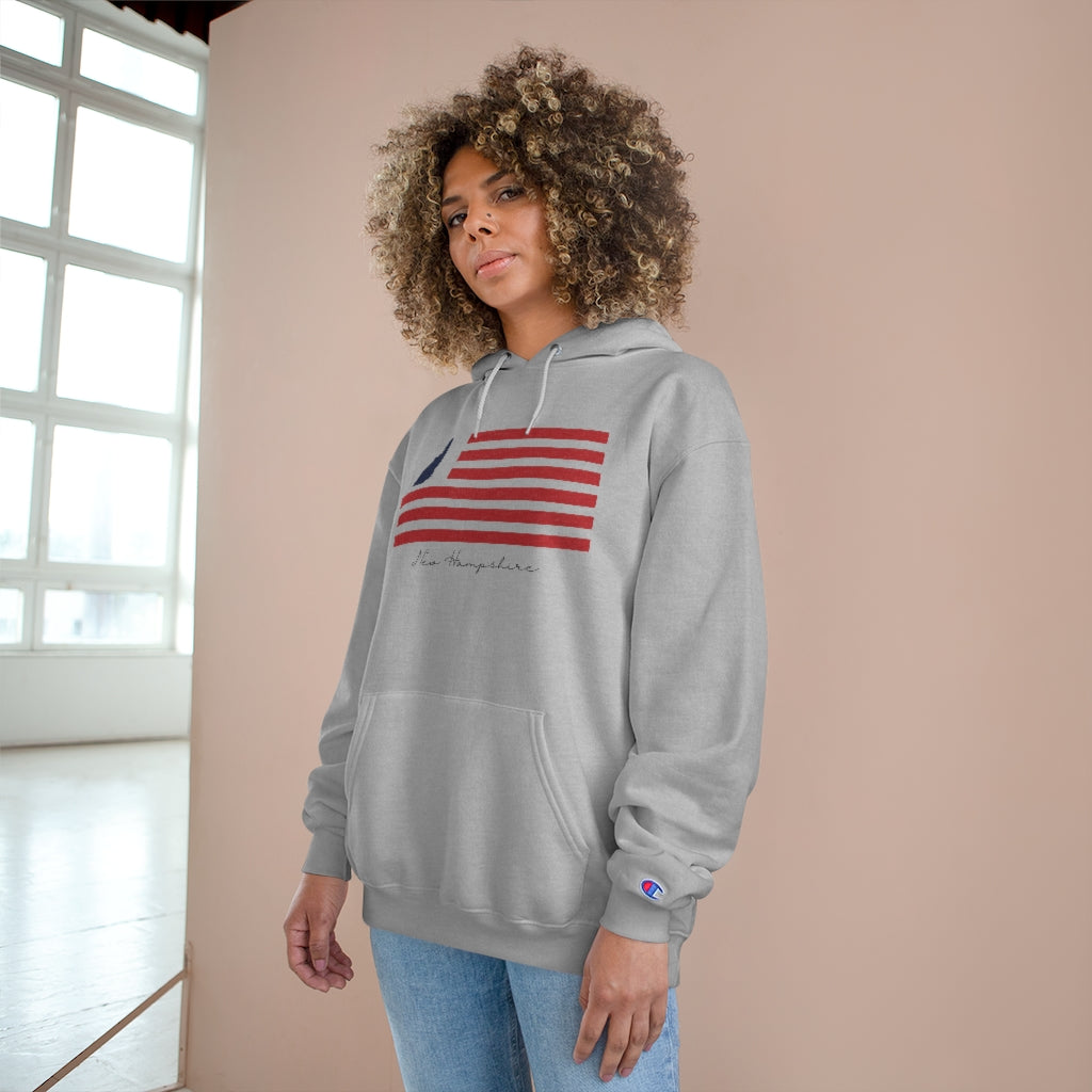 New Hampshire flag hoodie, tee shirts, shirts, apparel, sweatshirts, mugs and gifts. Proceeds go to help build Finding Connecticut and the Finding New England Brand • New Hampshire apparel • Free USA shipping on all products.