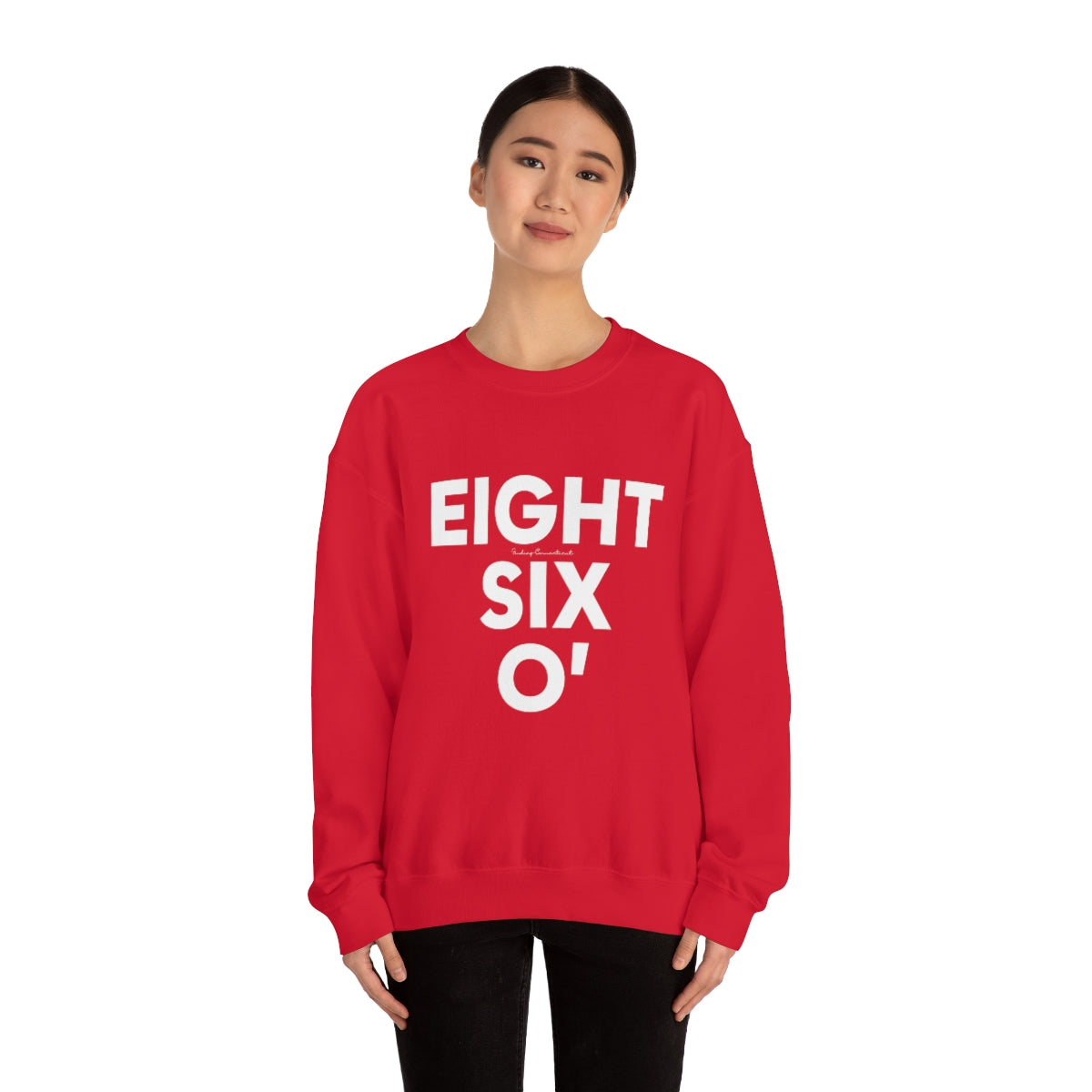 eight six o' 860 // CT unisex sweatshirt // finding connecticut