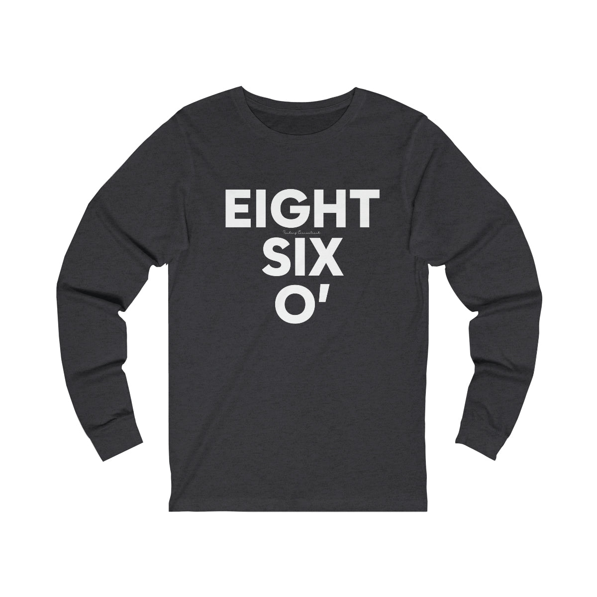 eight six oh / ct / connecticut 860 long sleeve tee shirt