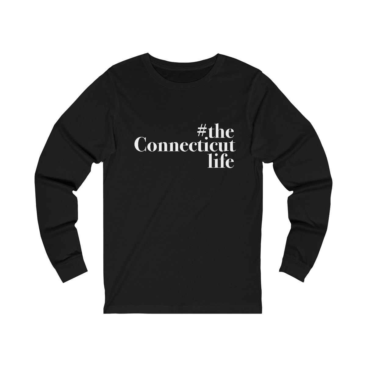 #theconnecticutlife long sleeve tee shirt