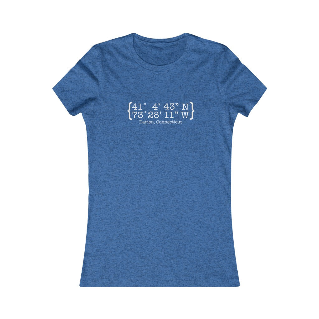 darien ct / connecticut womens tee shirt