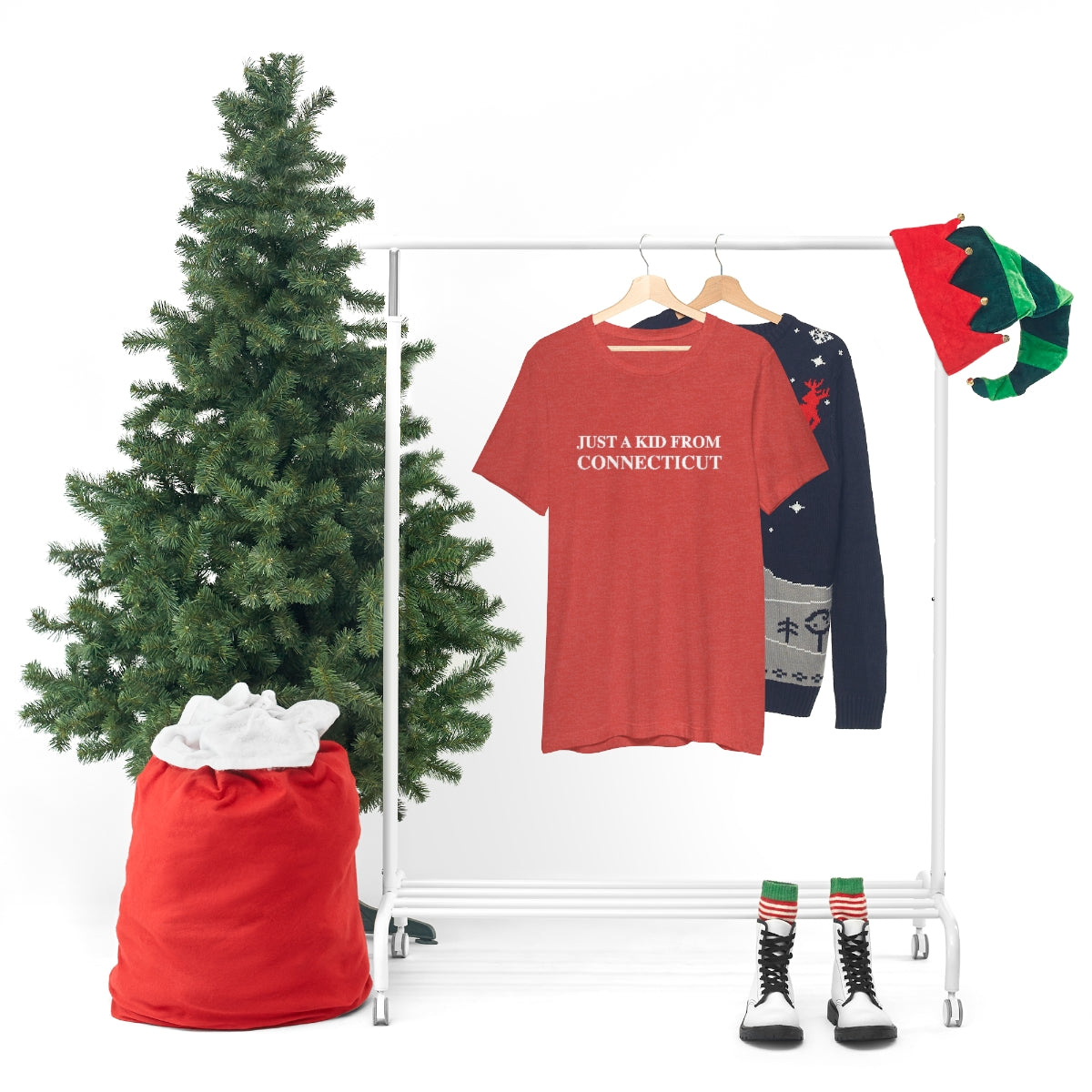 Just a kid from Connecticut Unisex Jersey Short Sleeve Tee