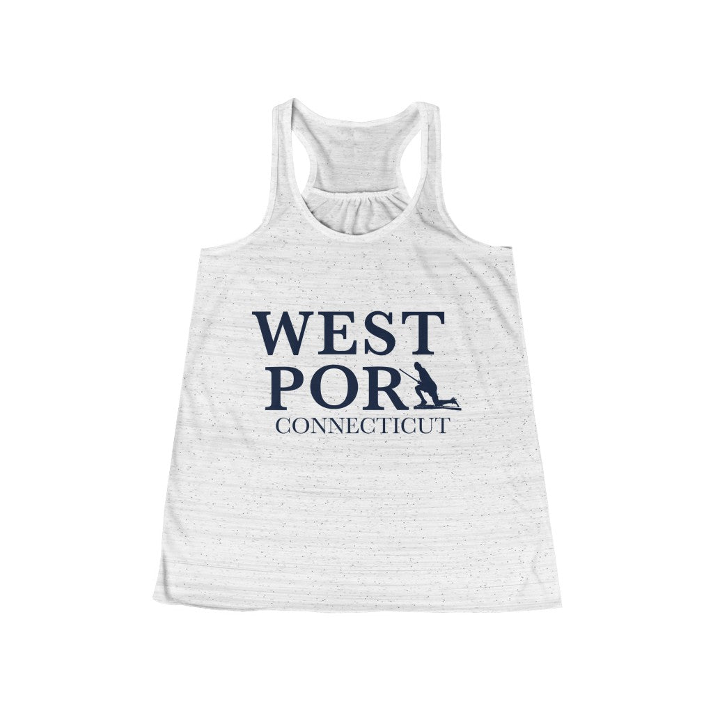 Westport Connecticut Women's Flowly Racerback Tank
