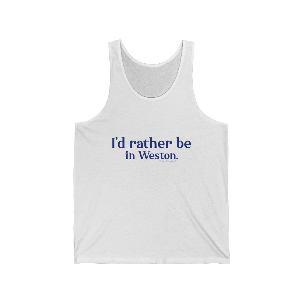 I’d rather be in Weston. Weston Connecticut tee shirts, hoodies sweatshirts, mugs and other apparel, home gifts and souvenirs. Proceeds of this collections goes to help Finding Connecticut’s brand. Free USA shipping