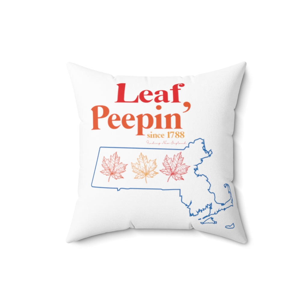 Leaf Peepin’ Massachusetts Show your love for the fall season with this Leaf Peepin' Massachusetts collection. From the traveler to the local, this collection is inspired for anyone who loves the crisp air and colorful autumn season. Proceeds of this collection go to help grow Finding New England's brand.