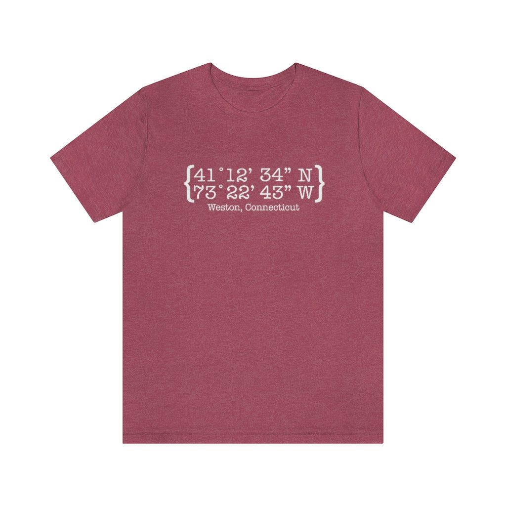 Weston Coordinates, Weston Connecticut tee shirts, hoodies sweatshirts, mugs and other apparel, home gifts and souvenirs. Proceeds of this collections goes to help Finding Connecticut’s brand. Free USA shipping