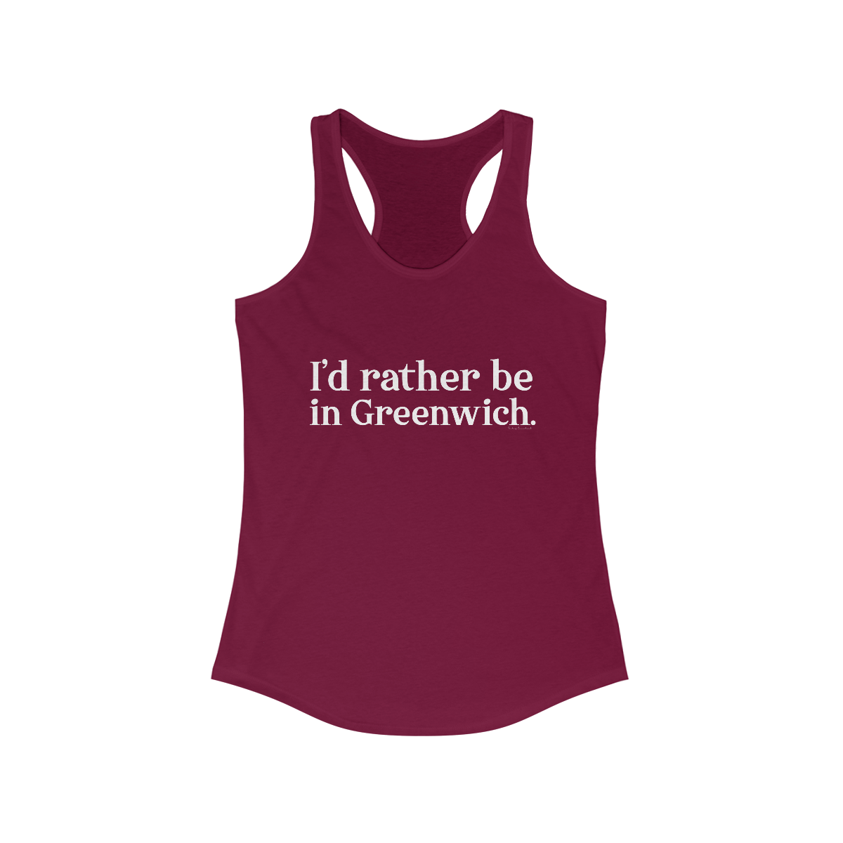 greenwich ct / connecticut tank top shirt