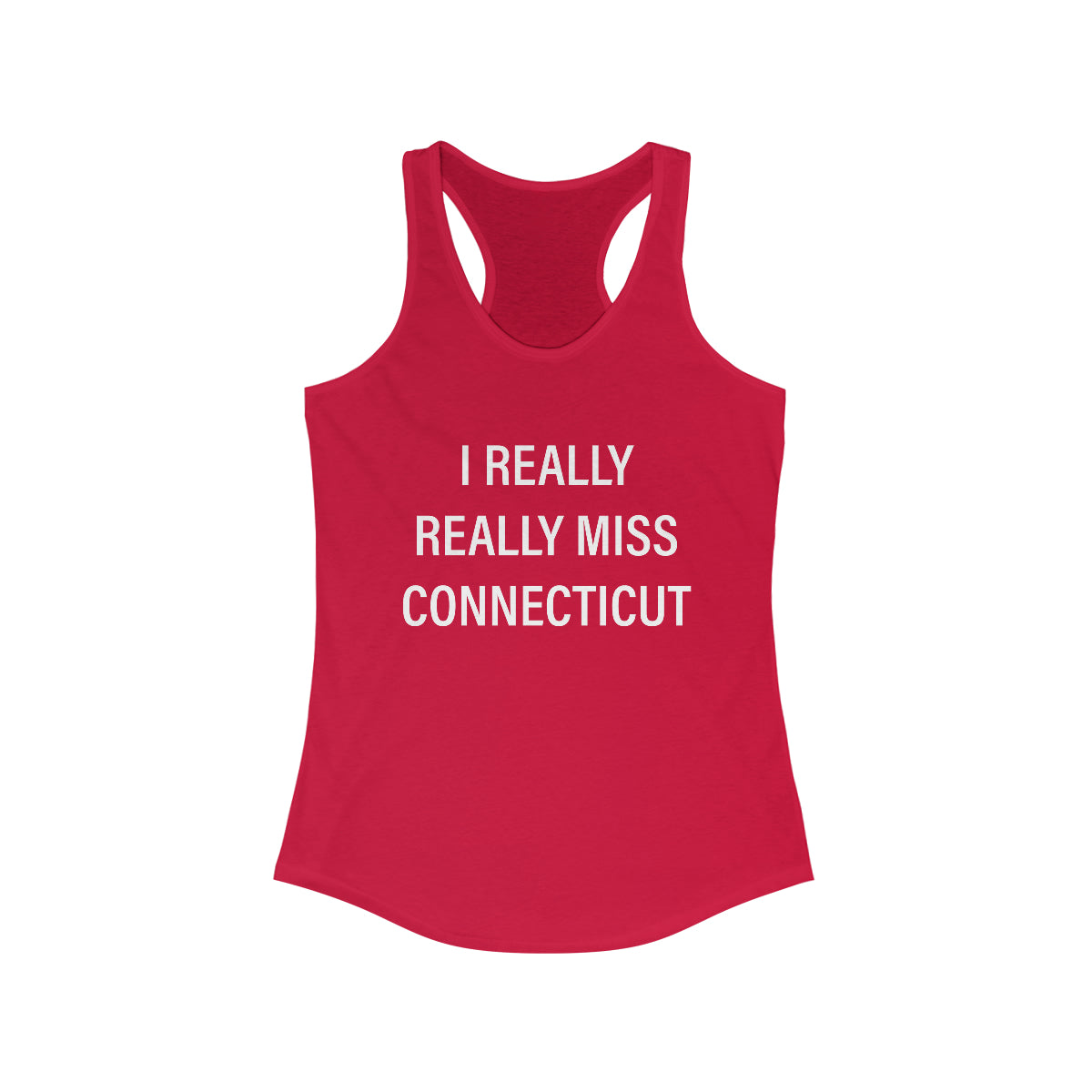 ct / connecticut womens tank top shirt