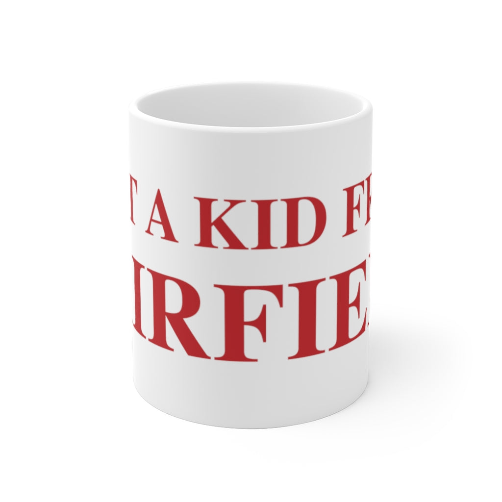 just a kid from fairfield ct / connecticut mug