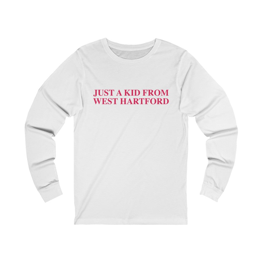 west Hartford shirt.
just a kid from West Hartford // West Hartford Connecticut long sleeve t shirt // finding connecticut