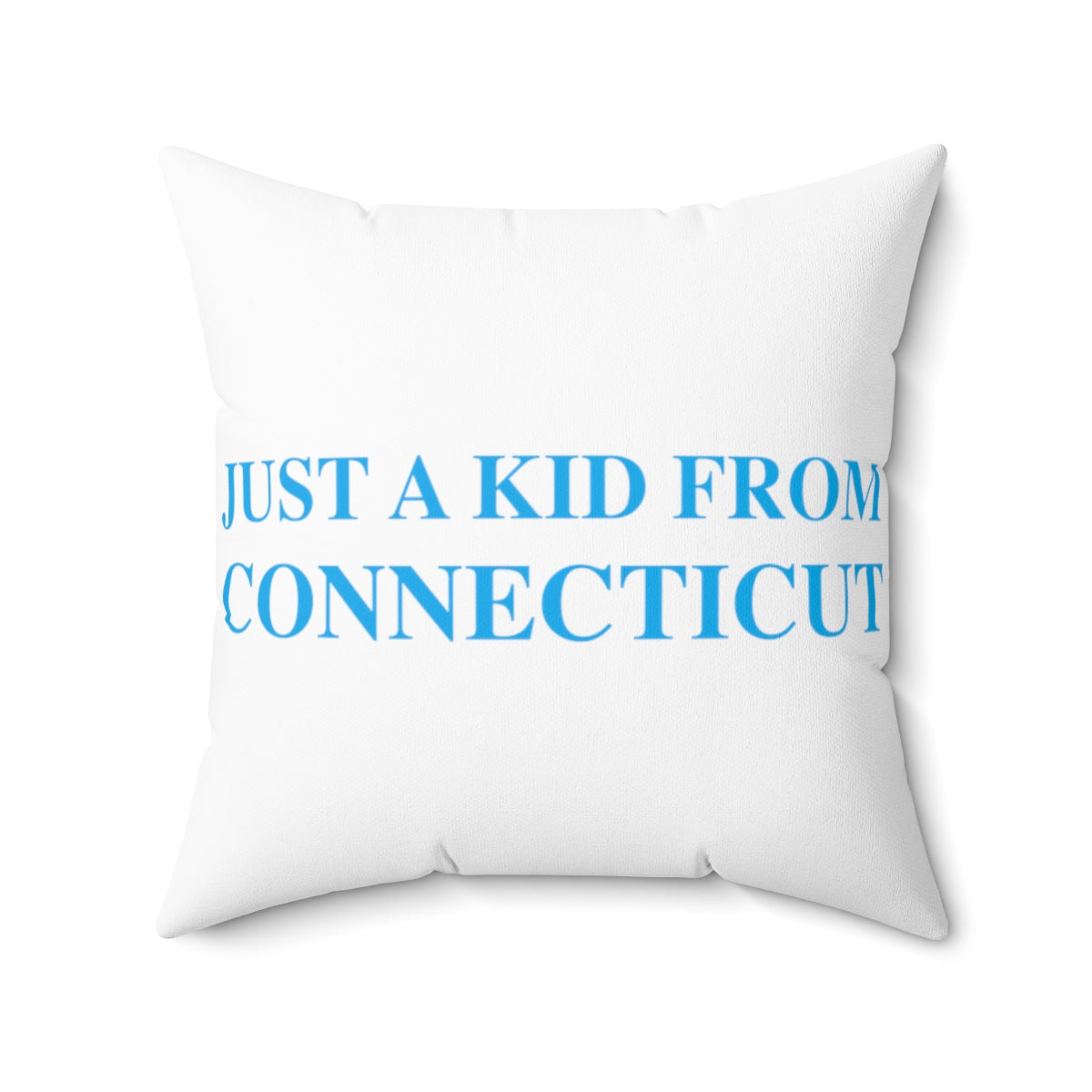 ct / connecticut pillow just a kid from conncecticut // connecticut decor pillow // finding connecticut