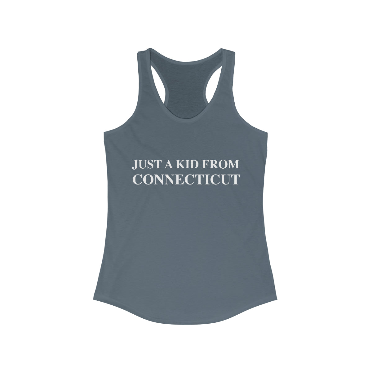 Connecticut shirt. Ct / connecticut womens tank top shirt 
just a kid from connecticut // CT womens tank top shirt // finding conencticut