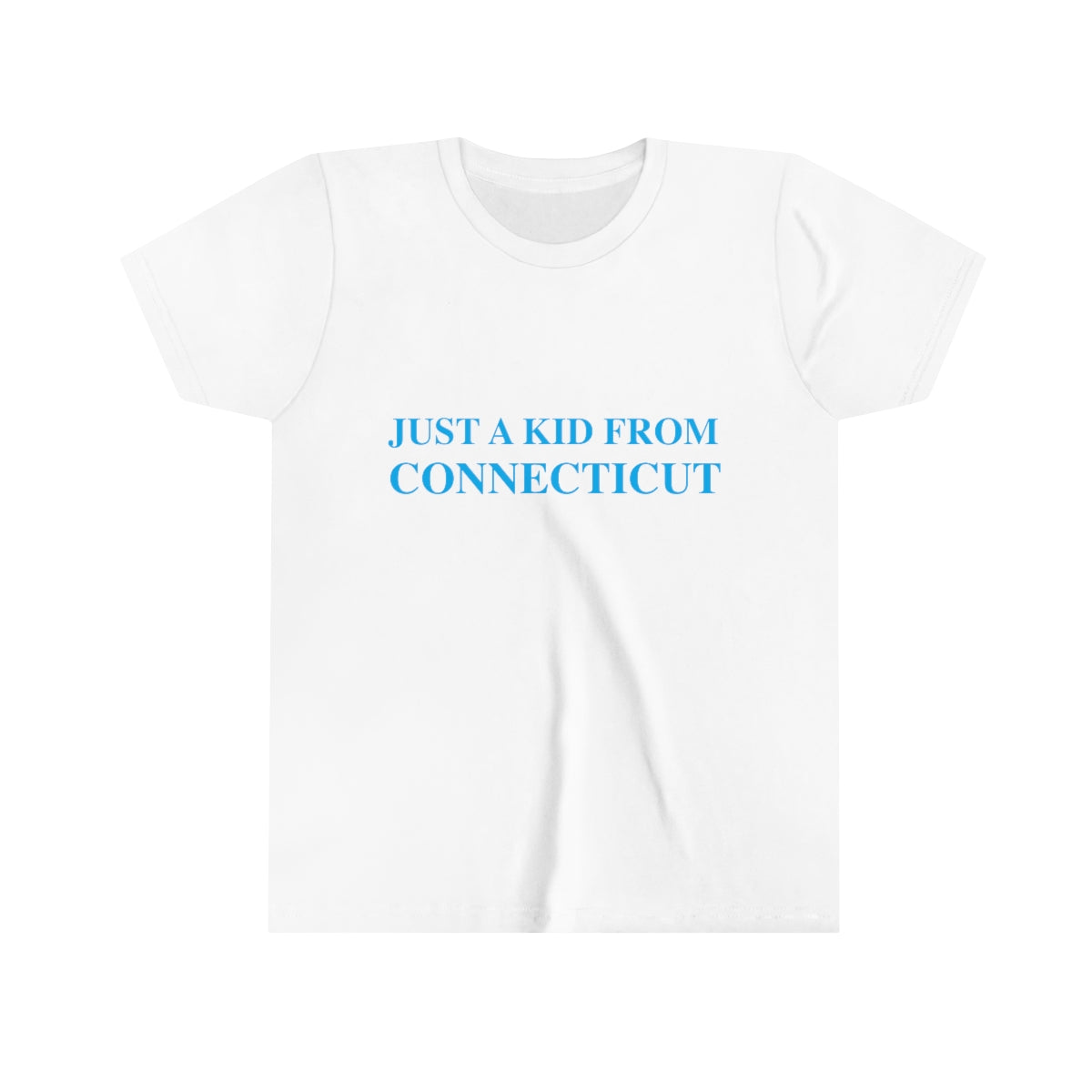 ct / connecticut youth kids child childrens tee shirt
just a kid from connecticut // CT youth t shirts / finding connecticut