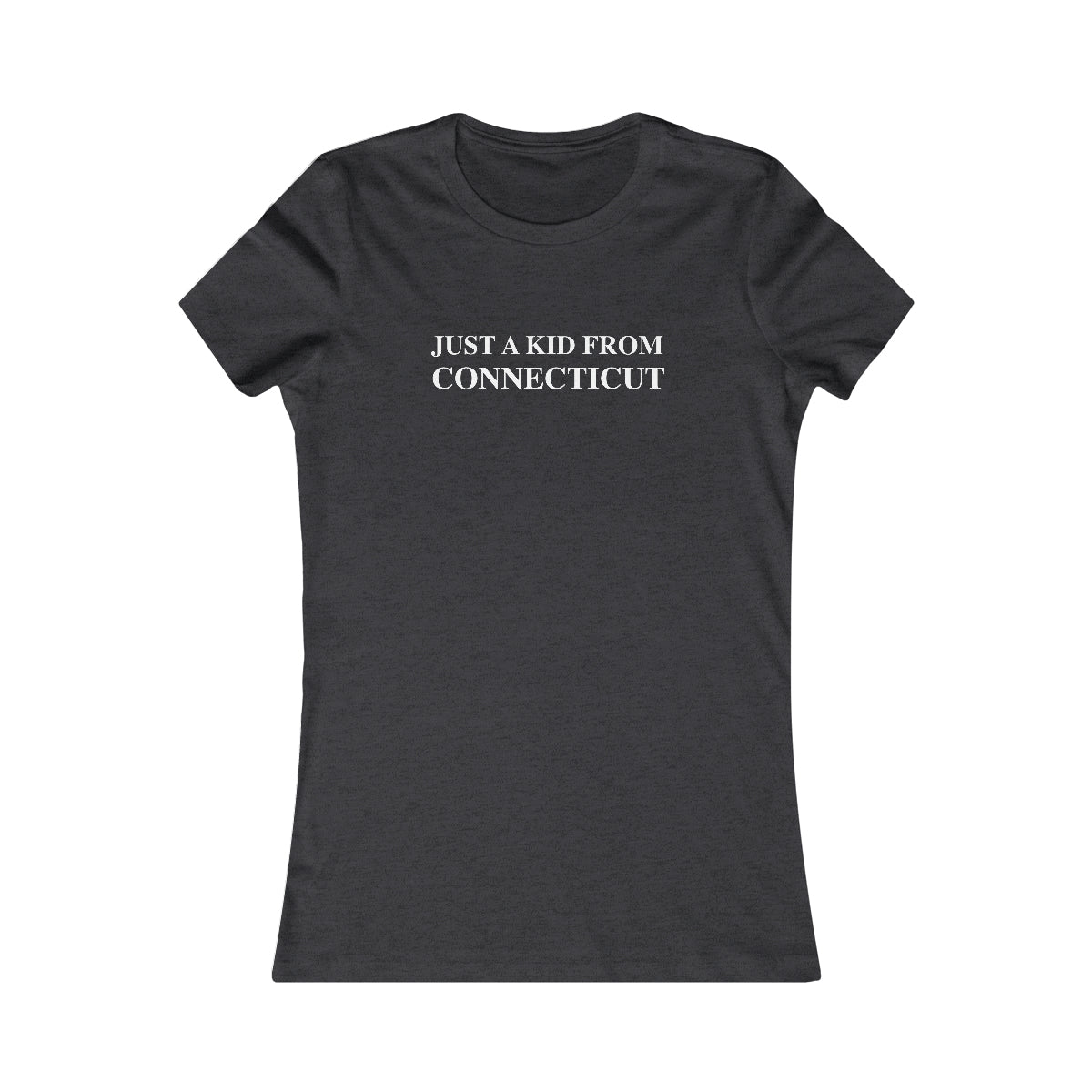 ct / connecticut womens tee shirt
just a kid from connecticut // connecticut womens t shirt // finding connecticut