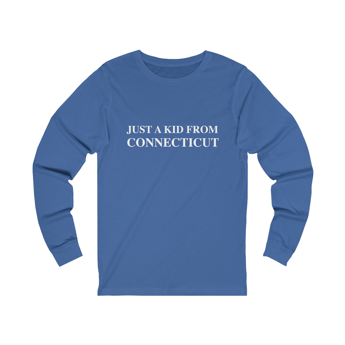 Connecticut long sleeve shirt.
just a kid from connecticut // ct long sleeve shirts // finding connecticut