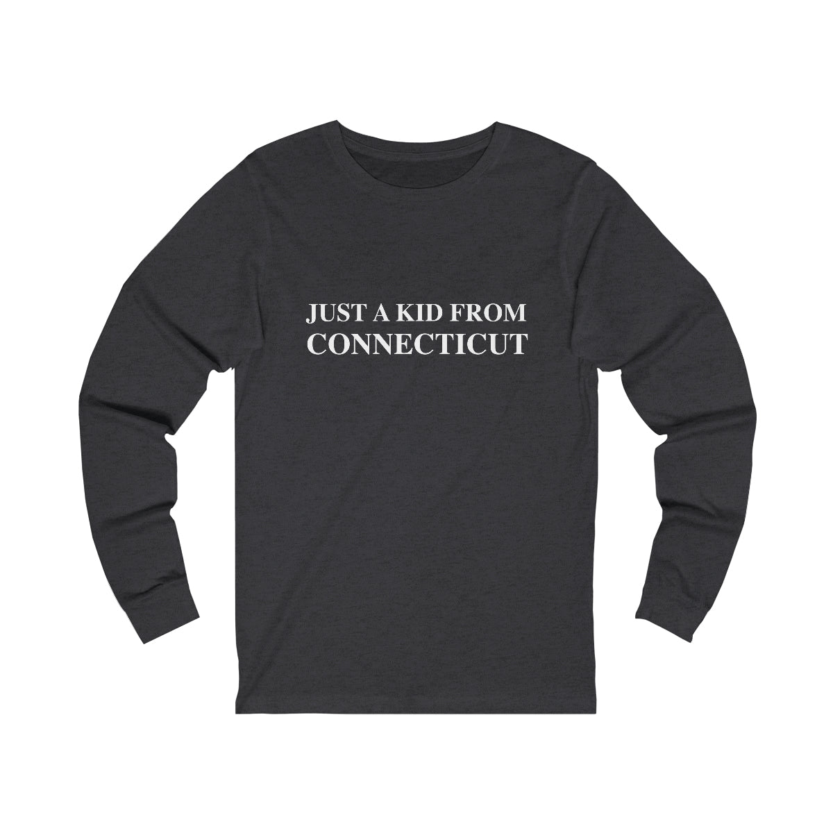 Connecticut shirt. just a kid from connecticut // ct long sleeve shirts // finding connecticut