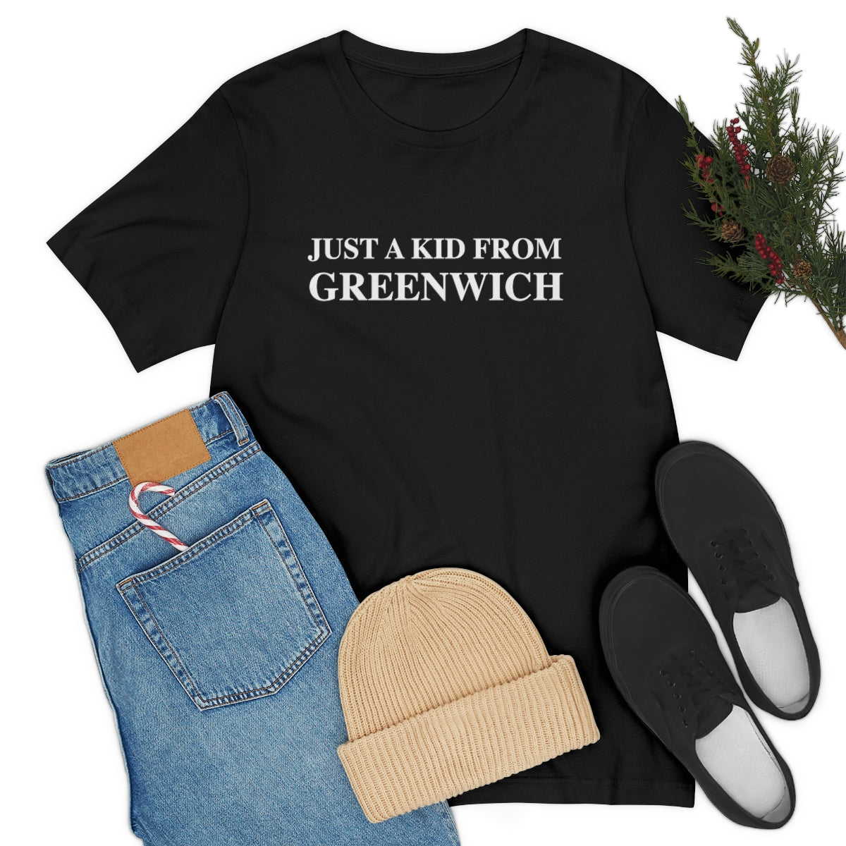 just a kid from greenwich // greenwich ct t shirt / finding connecticut