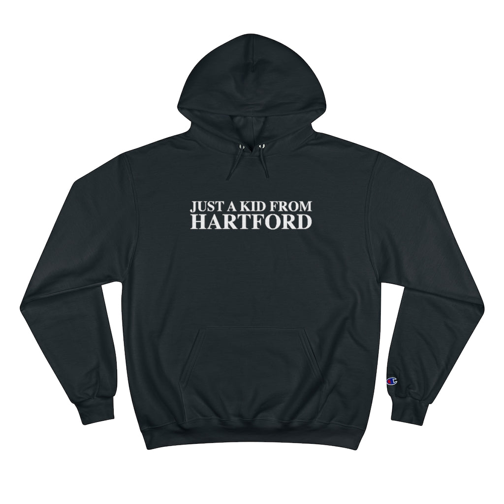 Just a kid from Hartford Champion Hoodie Did you grow up in Hartford, Connecticut? Or know of someone who did? This collection is for someone who has those special Hartford memories. Proceeds help grow Finding Connecticut's website and brand. Click here to go back to our home page.
just a kid from hartford // hartford ct hoodie sweatshirt // finding connecticut
