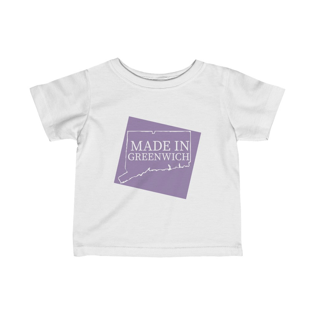 made in greenwich // greenwich connecticut baby t shirt // finding connecticut