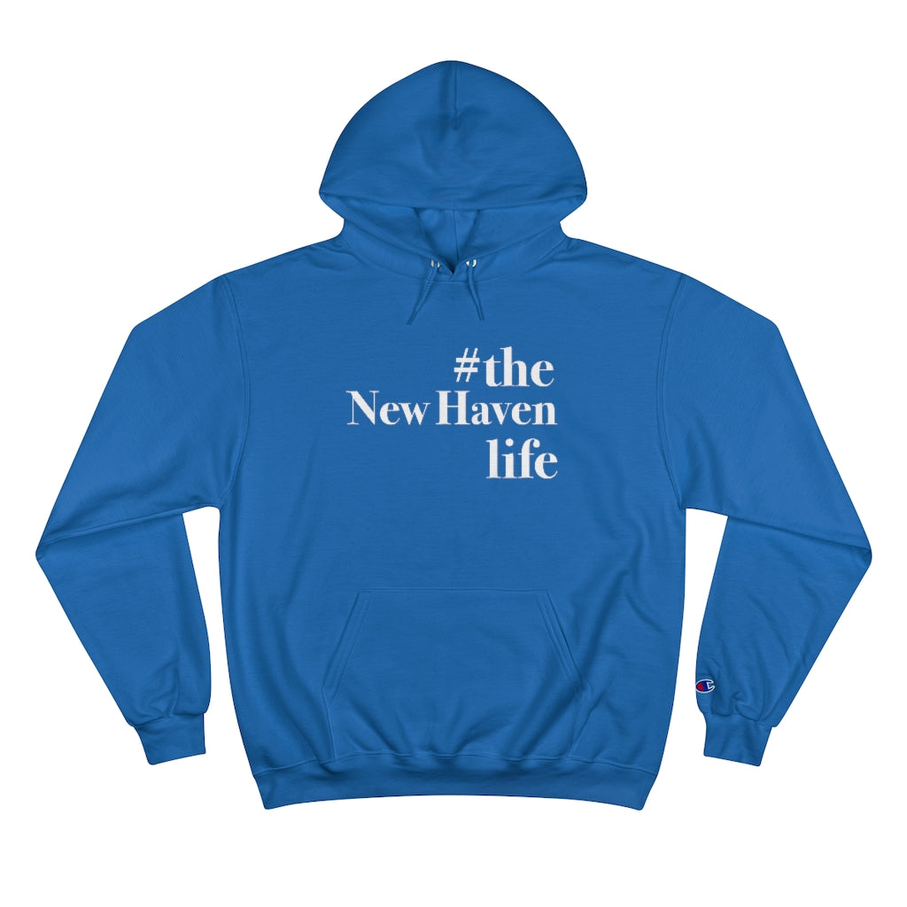 #thenewhavenlife Champion Hoodie Free USA shipping Proceeds help grow Finding Connecticut's website and brand. Click here to go to our home page