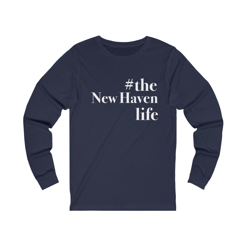 new haven ct / connecticut long sleeve t shirt