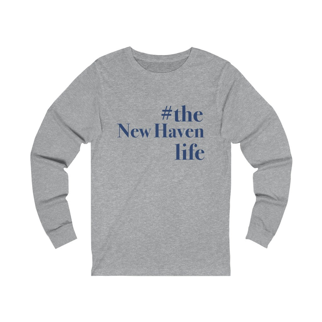 new haven ct / connecticut long sleeve tee shirt