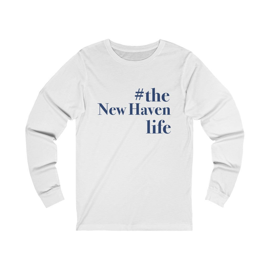 new haven ct / connecticut long sleeve tee shirt
