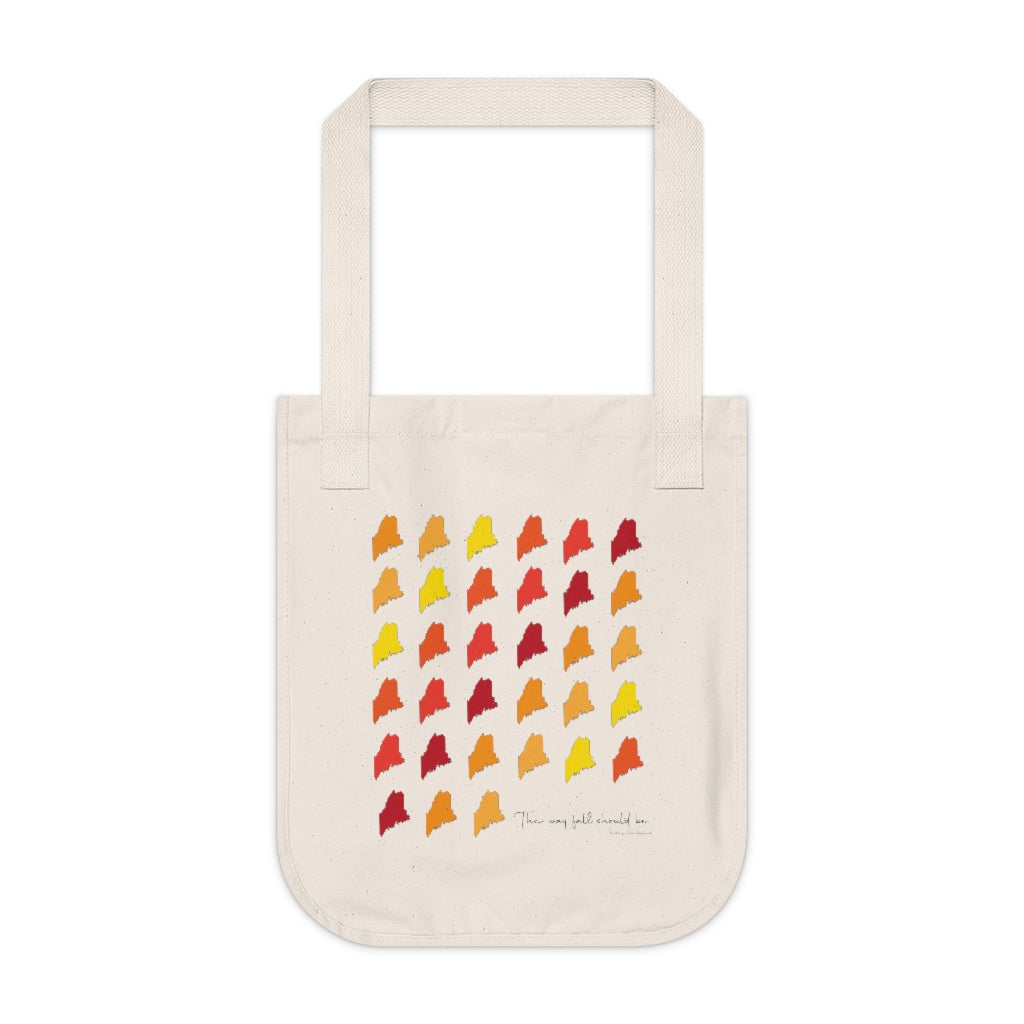 the way fall should be tote bag // maine gifts and merch // finding connecticut