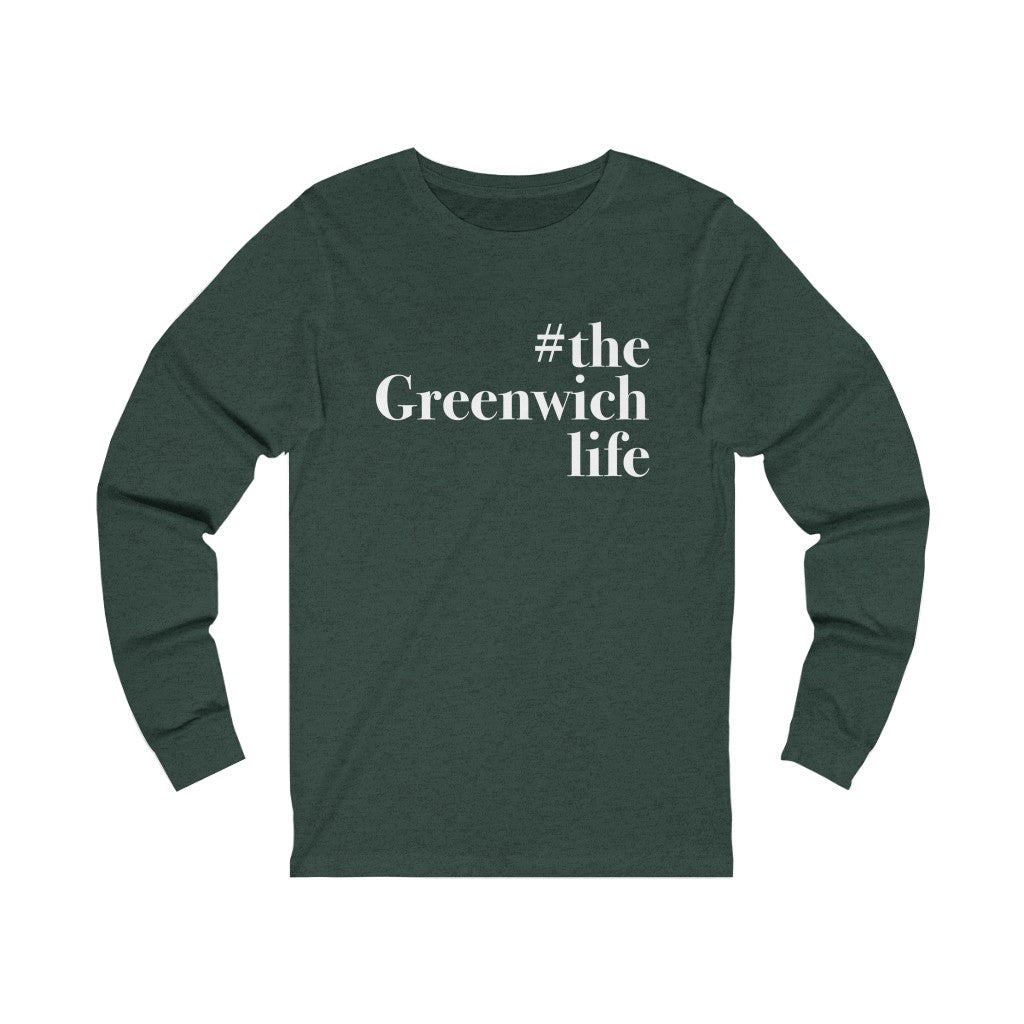 greenwich ct / connecticut unisex long sleeve tee shirt 
#thegreenwichlife // greenwich ct unisex long sleeve t shirt // finding connecticut