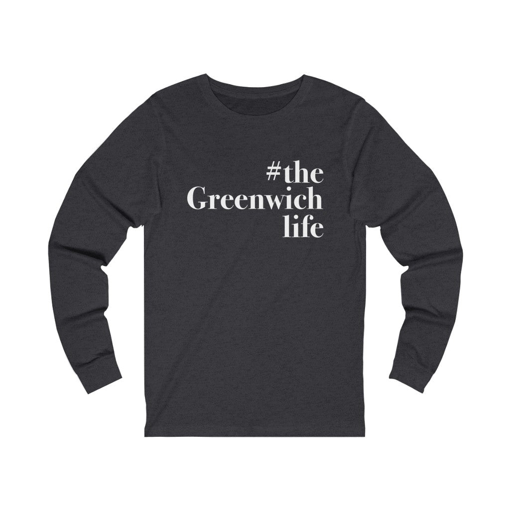 greenwich ct / connecticut unisex long sleeve tee shirt 
#thegreenwichlife // greenwich ct unisex long sleeve t shirt // finding connecticut