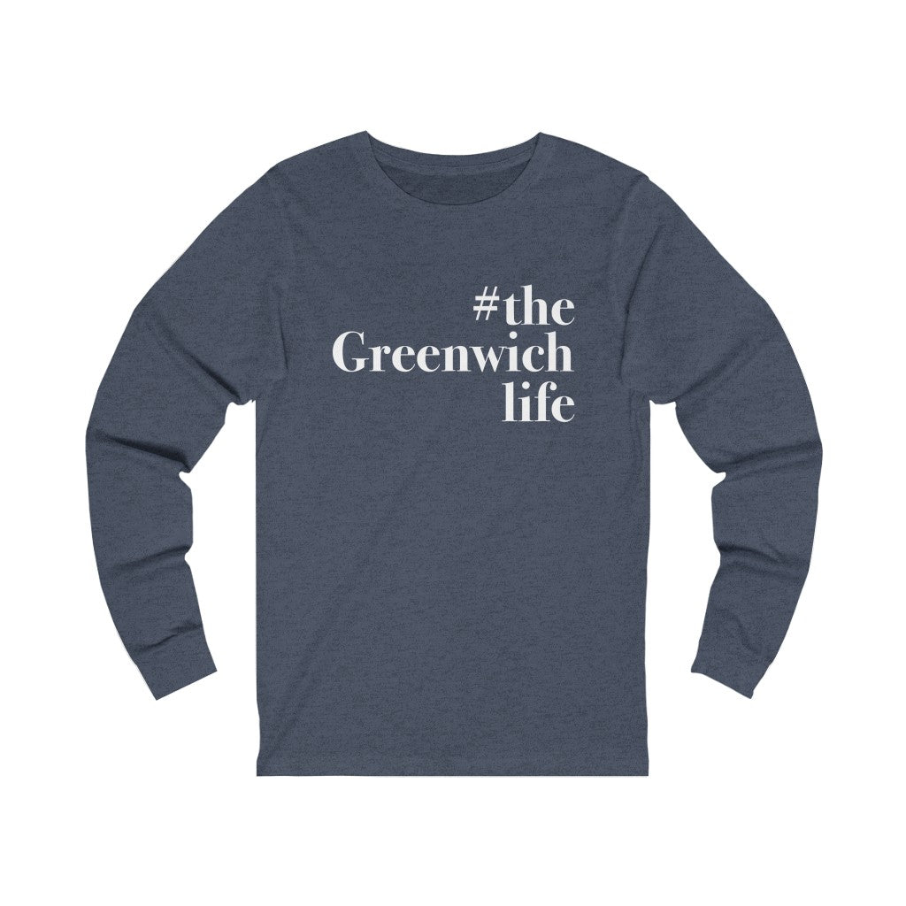 greenwich ct / connecticut long sleeve tee shirt 
#thegreenwichlife // greenwich ct unisex long sleeve t shirt // finding connecticut