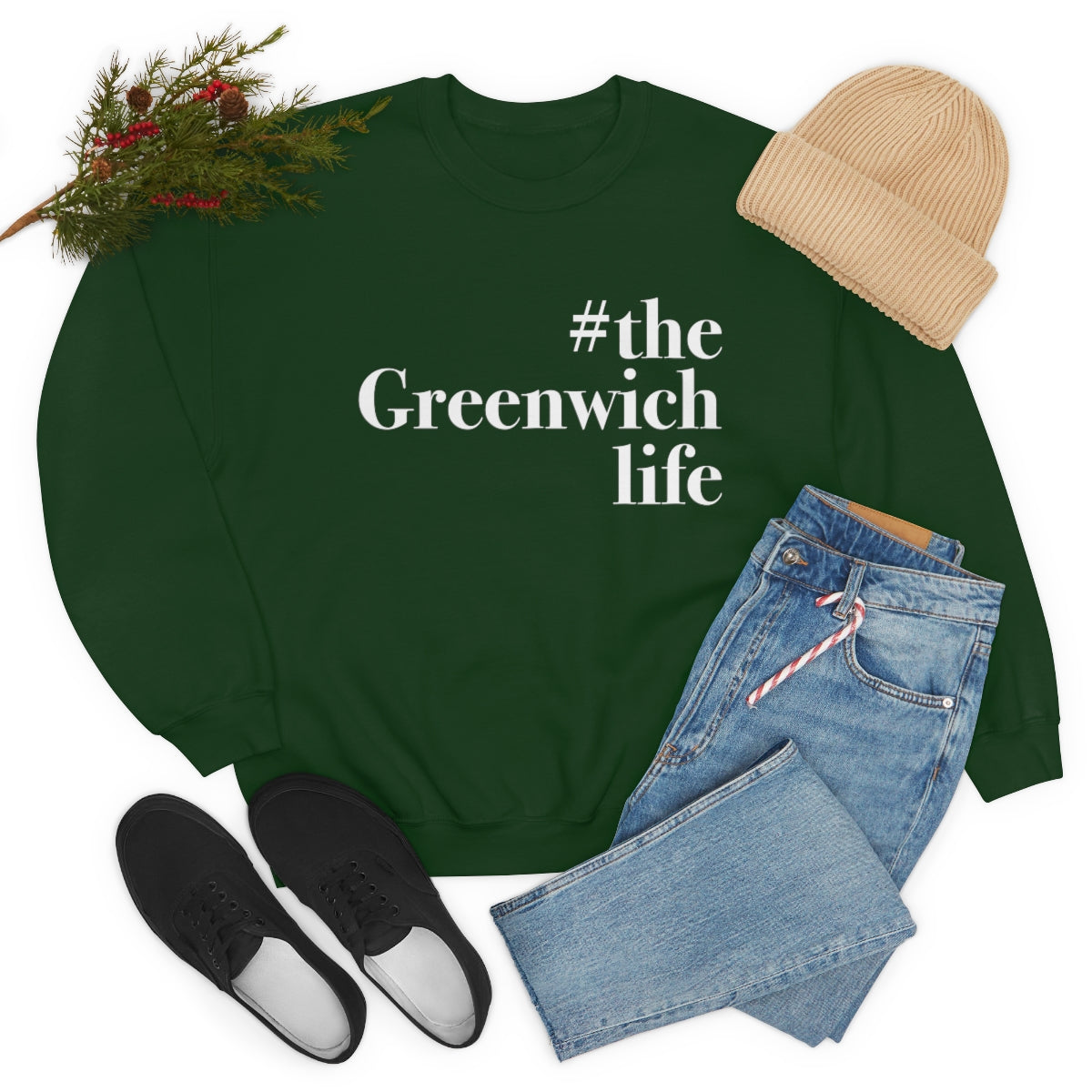 #thegreenwichlife // greenwich ct unisex sweatshirt // finding connecticut