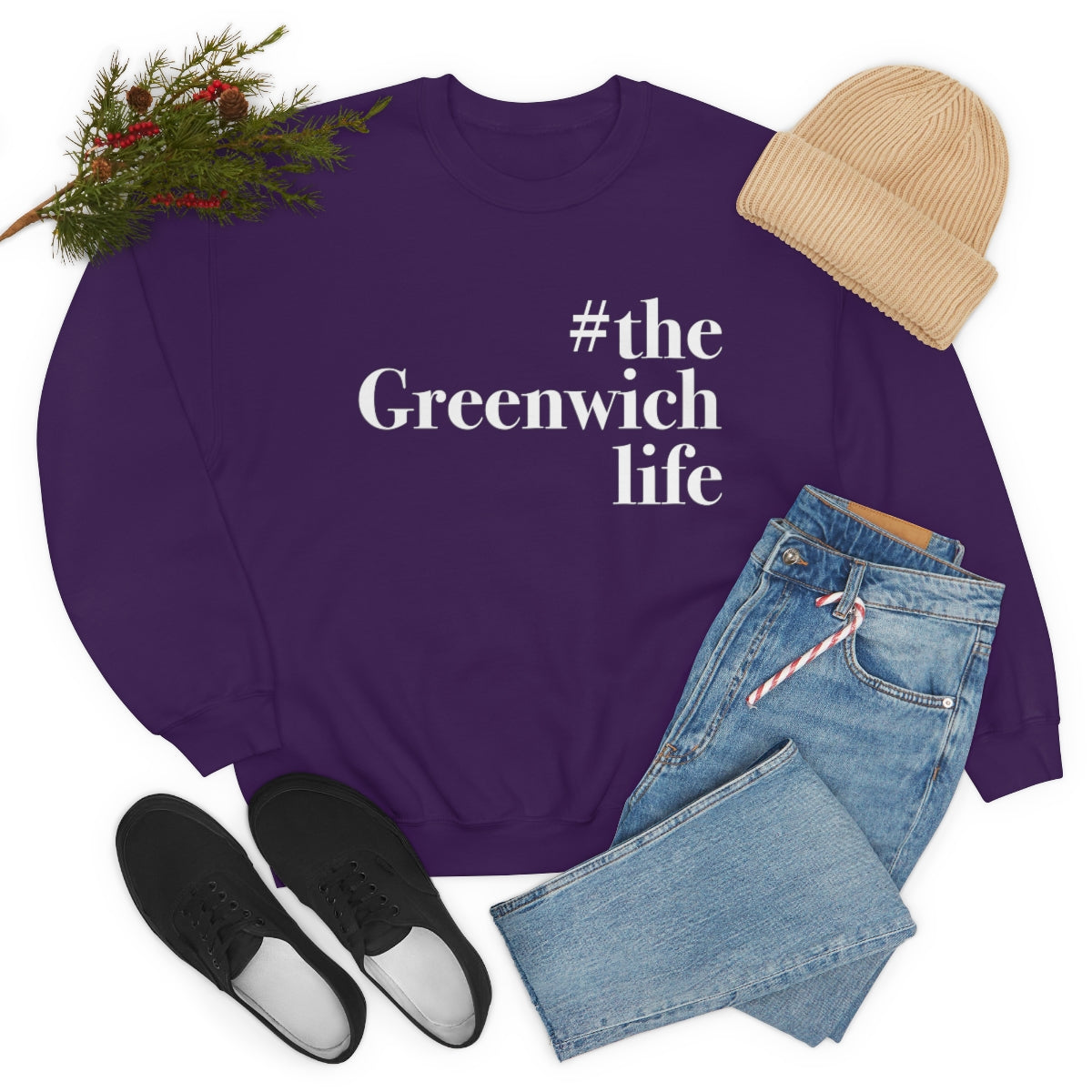 #thegreenwichlife // greenwich ct unisex sweatshirt // finding connecticut